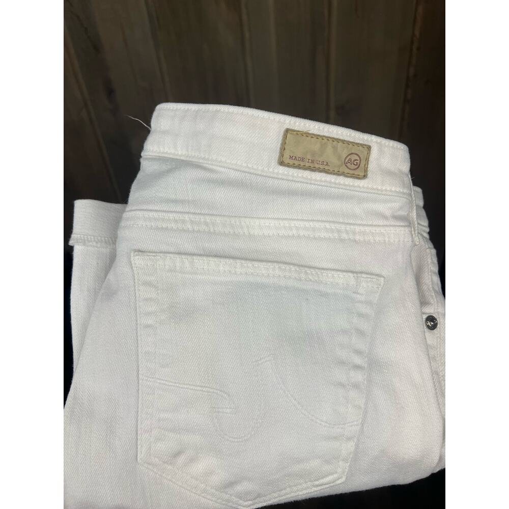 AG Adriano GoldSchmied White jeans size 30 regular Stevie straight - Picture 9 of 9